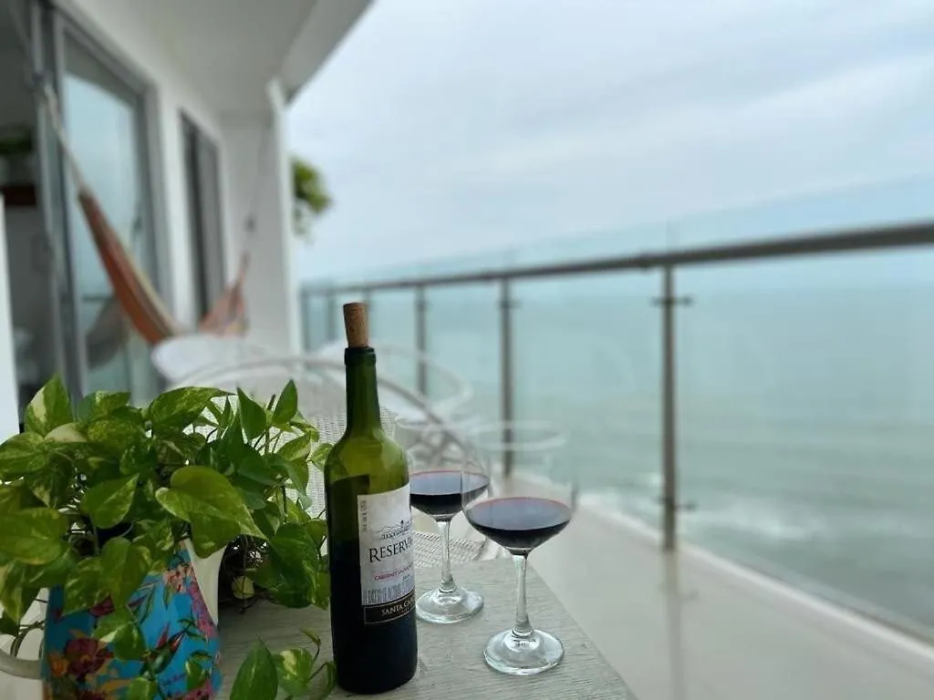 Cartagena Frente Al Mar Home Office 7B דירה